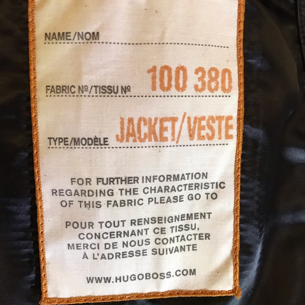 HUGO BOSS jacket. motocross, RARE, leather jacket - Picture 5 of 8